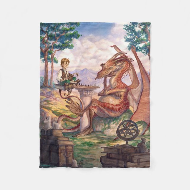 "A Golden Afternoon" Small Fleece Blanket (Vorderseite)