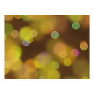 A Golden Christmas Pattern on  Fawn Brown Fotodruck