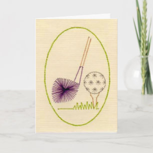 A Golfer's Birthday Karte
