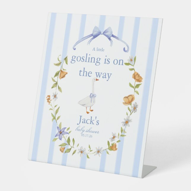 a gosling blue sockelschild (Vorderseite)