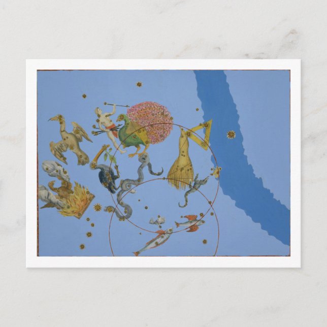 A group of constellations from 'Uranometria' by Jo Postkarte (Vorderseite)