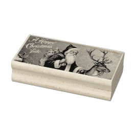 A Happy Christmas Tide Gummistempel