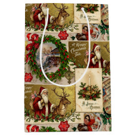 A Happy Christmas Tide Mittlere Geschenktüte