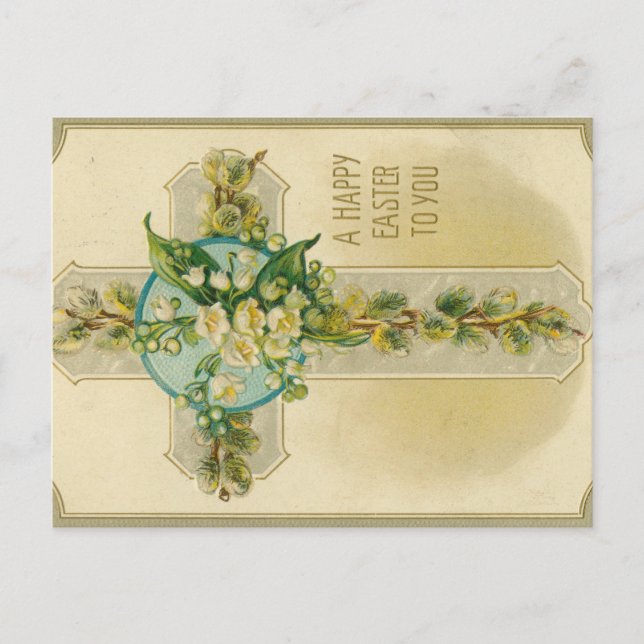 A Happy Easter to You - Antique Postcard,  Postkarte (Vorderseite)