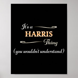 A Harris Thing Kamala Harris 2024 Election Anti Poster