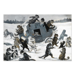 A Highway Robbery von Louis William Wain Fotodruck