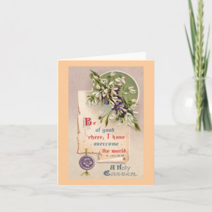 A Holy Easter Vintage Christian Feiertagskarte