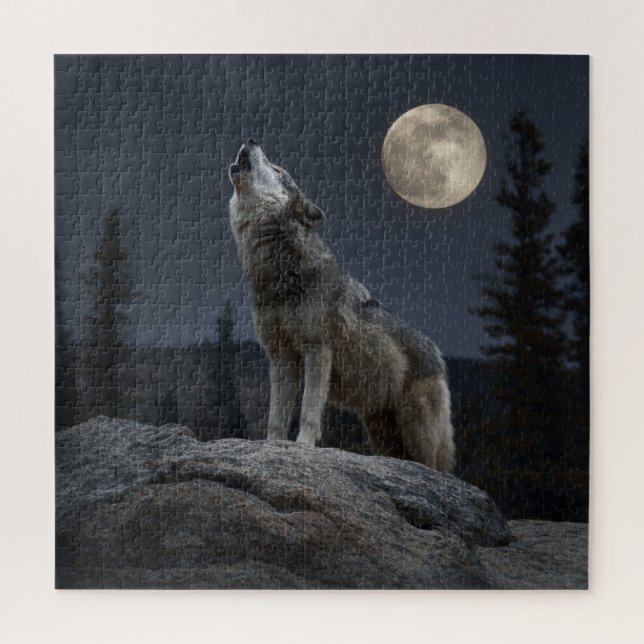 A Howling Wolf Puzzle (Vertikal)