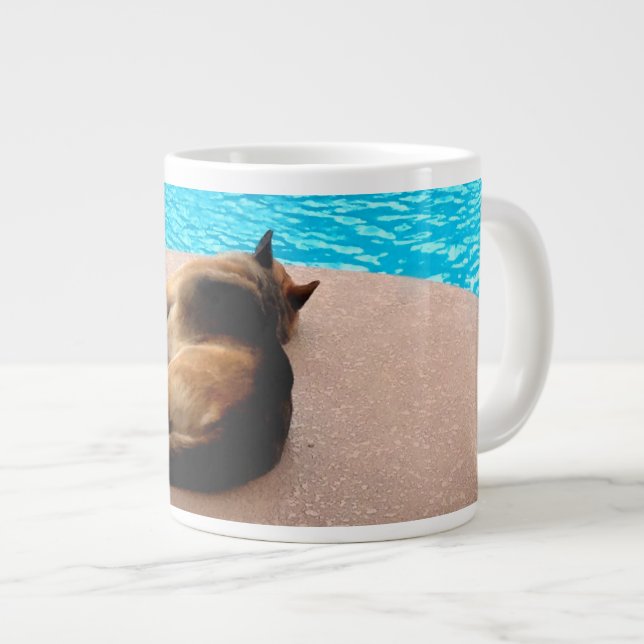 A Hunde Life ~ 20oz Jumbo Tasse (Vorderseite Rechts)