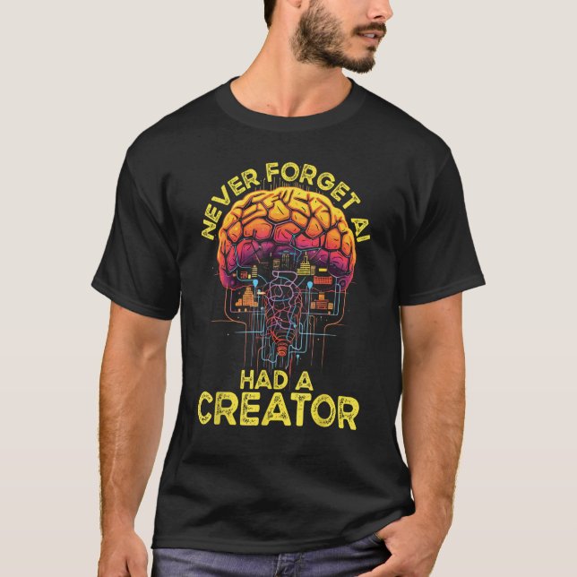 A I Artificial Intelligence Robot Robotics Deep Le T-Shirt (Vorderseite)