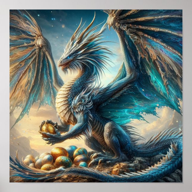 A.I. Dragon Eggs Clutch Poster (Vorne)