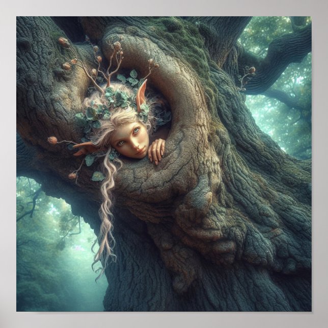 A.I. Dryad in Tree Poster (Vorne)