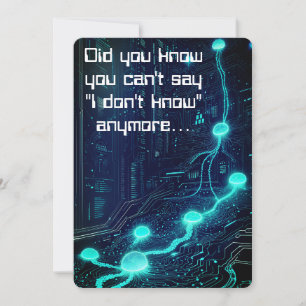 A.I. Essentials Power Of Intelligent Databases AI Feiertagskarte