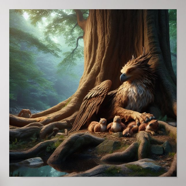 A.I. Mother Griffin und ihre Junglinge Poster (Vorne)