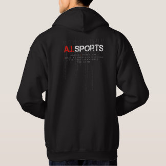 A.I. Sportschwarze Hoodie
