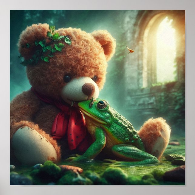 A.I. Teddy and Froggy Poster (Vorne)