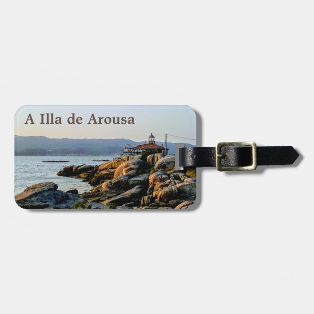 A Illa de Arousa Gepäckanhänger (Vorderseite horizontal)