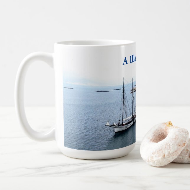 A Illa de Arousa Kaffeetasse (Mit Donut)