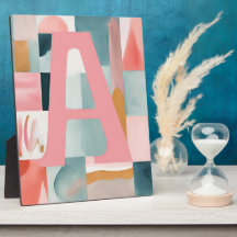 A in Pink AI-Kunst