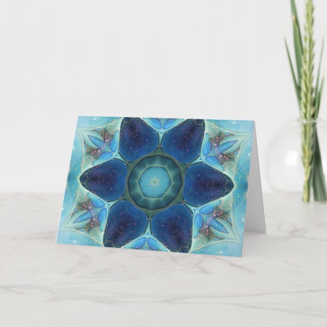 A Indigo Star.jpg Karte (Vorderseite)