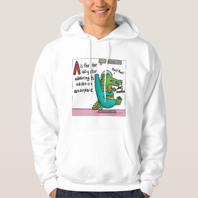 A is for Adobo Hoodie Sweatshirt (Vorderseite)