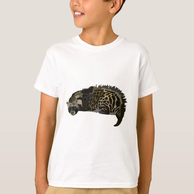 A is for African Civet T-Shirt (Vorderseite)