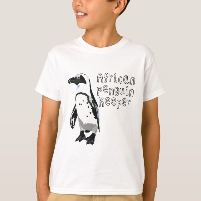 A is for African Penguin Keeper T-Shirt (Vorderseite)