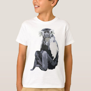 A is for Angolan Colobus Monkey T-Shirt