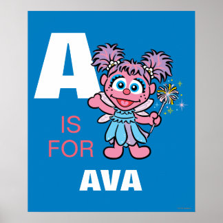A ist für Abby Cadabby | Name hinzufügen Poster