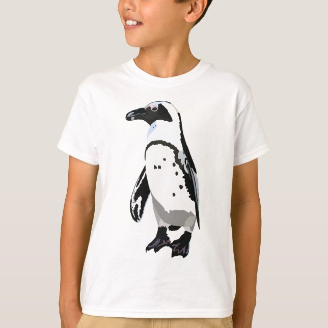 A ist für afrikanische Penguin T-Shirt (Vorderseite)