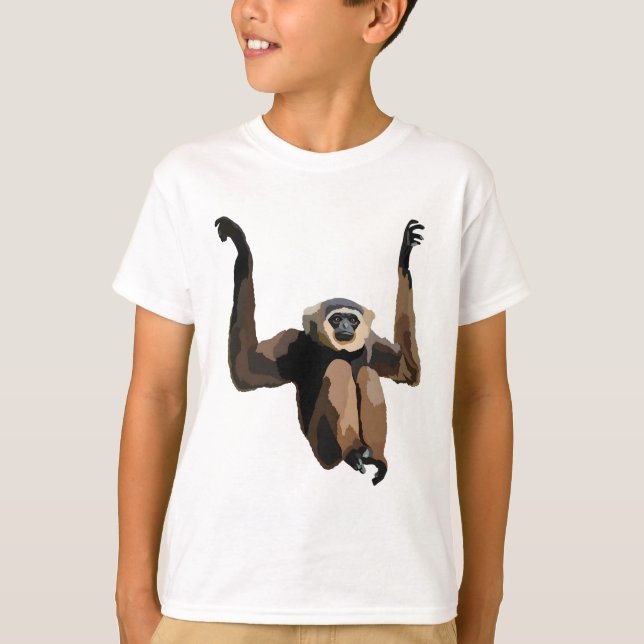 A ist für Agile Gibbon T-Shirt (Vorderseite)