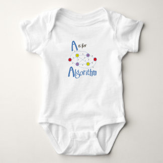 A ist für Algorithmus (für Wissenschafts-u. Baby Strampler