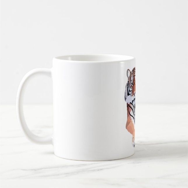 A ist für Amur Tiger Kaffeetasse (Links)