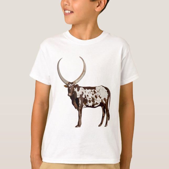 A ist für Ankole Cattle T-Shirt (Vorderseite)