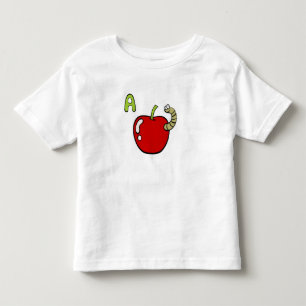 "A ist für Apple " Kleinkind T-shirt