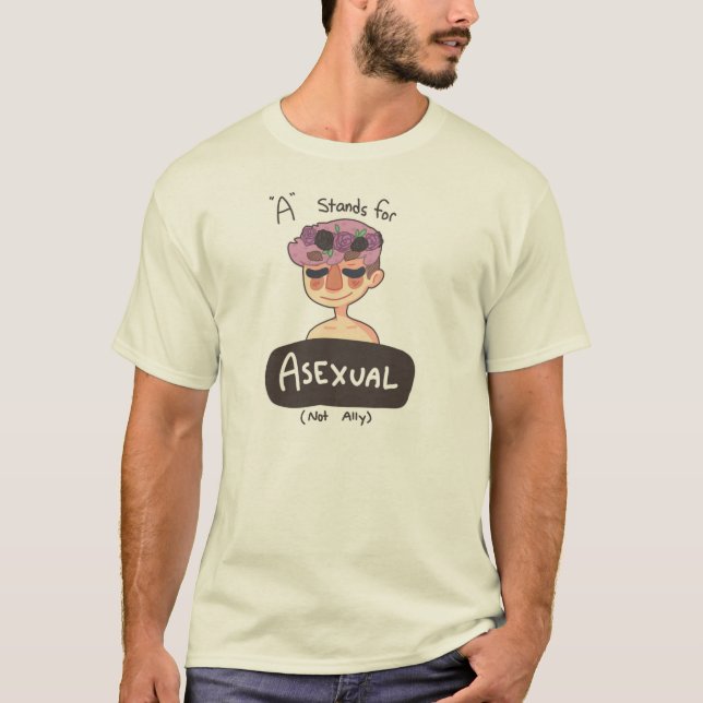 A ist für asexuales T-Shirt (Vorderseite)