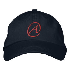 "A" ist für Atheist Bestickte Baseballkappe