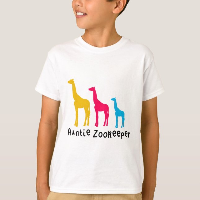 A ist für Auntie Zookeeper T-Shirt (Vorderseite)