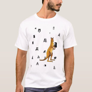 A ist für australische Kängurukinder T T-Shirt