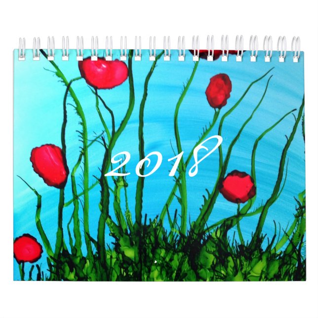 A ist für azurblauen Minikalender 2018 Kalender (Titelbild)
