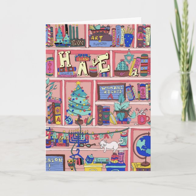 A ist für Kiara Moreno Holiday Karte (Vorderseite)