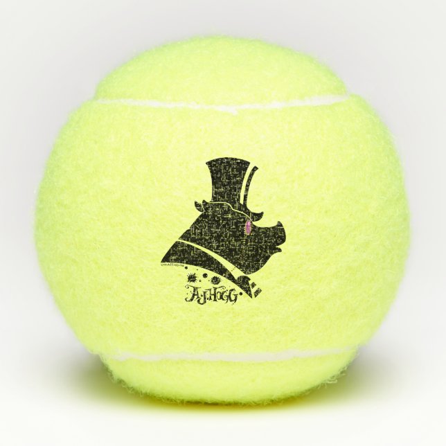 A. J. HOGG TENNIS BALLS TENNISBÄLLE (Vorderseite)
