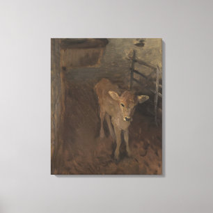 A Jersey Calf Leinwanddruck