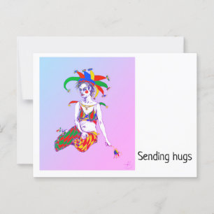A Jester Poster Postkarte