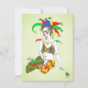 A Jester Postkarte