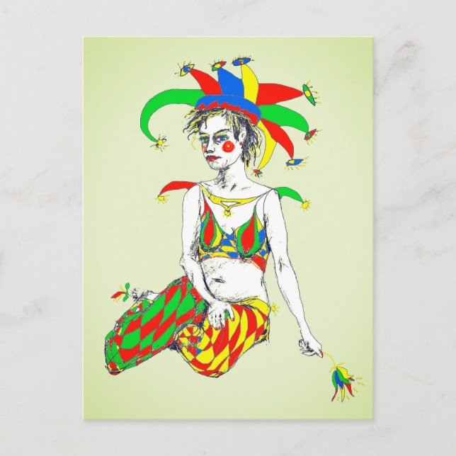 A Jester Postkarte (Vorderseite)