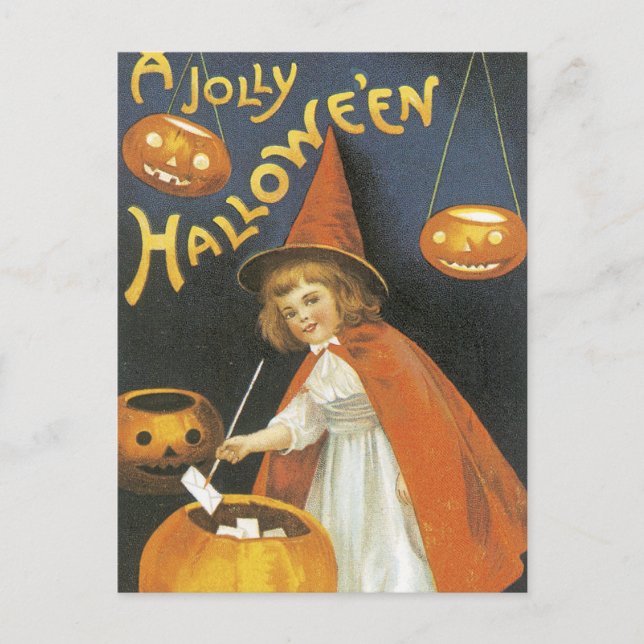 A Jolley Halloween Postkarte (Vorderseite)