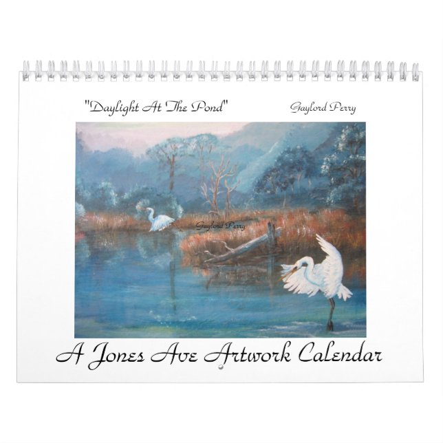 "A Jones Ave Artwork - Gaylord Perry" Kalender (Titelbild)