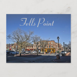 A Journey Into Fells Point Postkarte