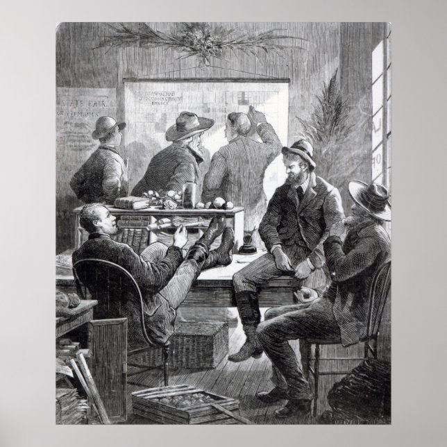 A Kansas Land Office Poster (Vorne)